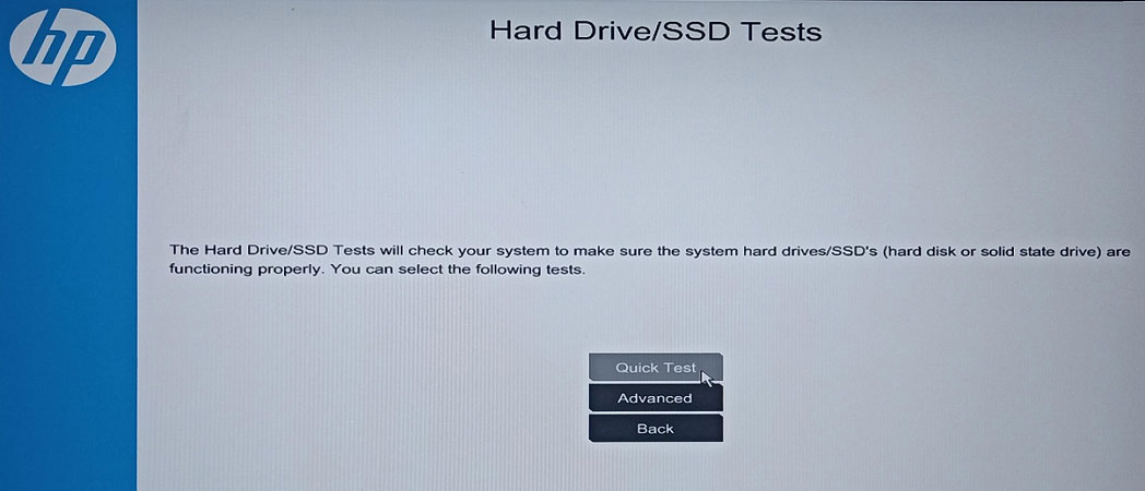 check hard drive