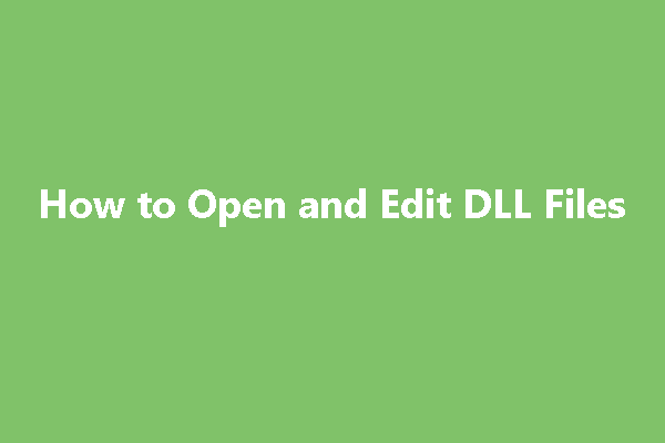 how to open .dll files