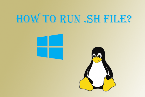 How to run sh file in windows 10 11 and linux 