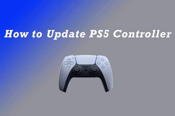 how to update PS5 controller