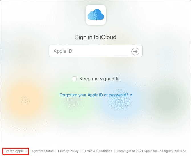 create Apple ID