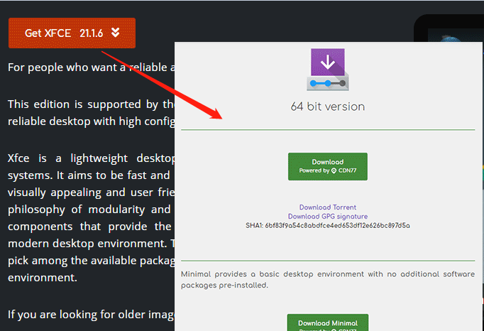 get Manjaro downloads