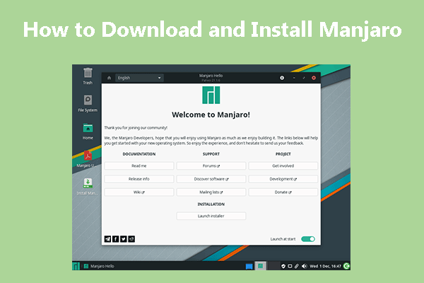 Manjaro download