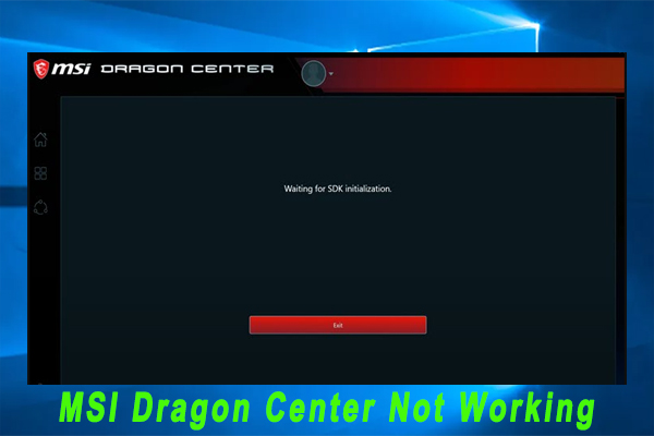 MSI Dragon Center not working