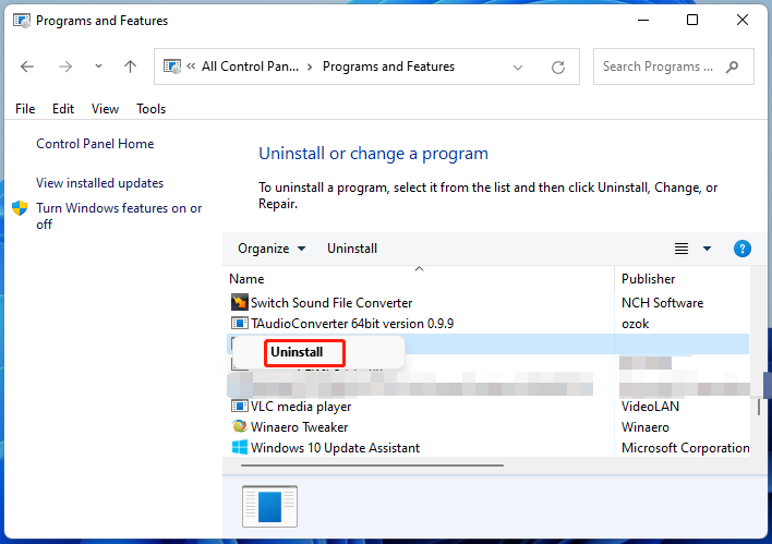 uninstall Teamviewer