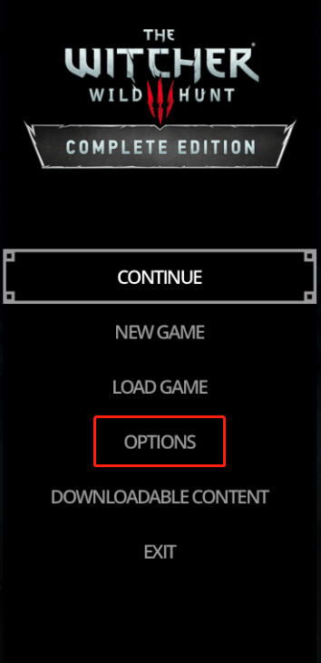 click Options