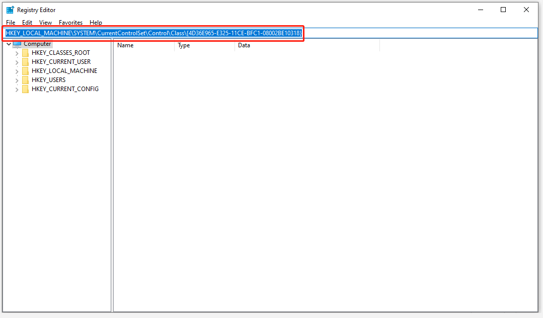 the registry subkeys