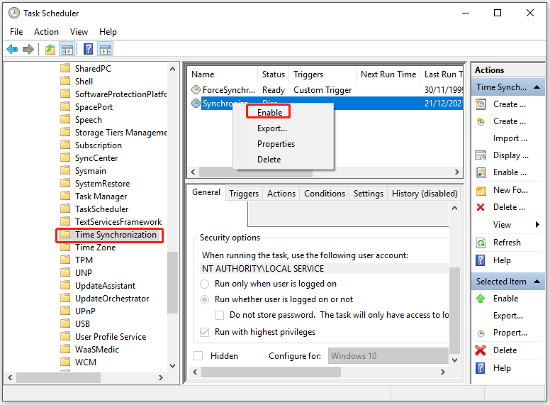 windows 10 time synchronization failed