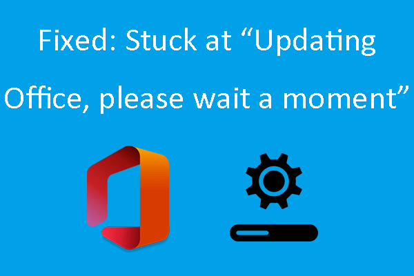 updating office please wait a moment