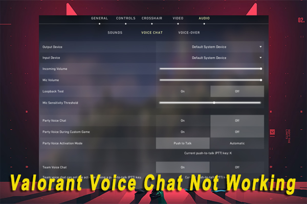 valorant voice chat not working thumbnail