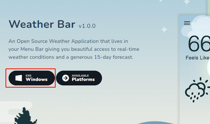 download Weather Bar