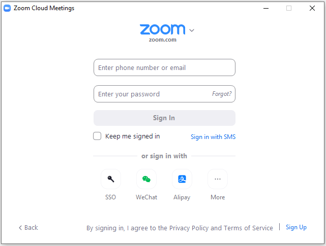 zoom desktop client for windows