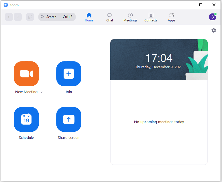 Zoom desktop client