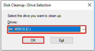 choose the drive