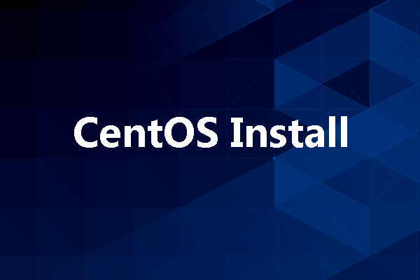 CentOS install