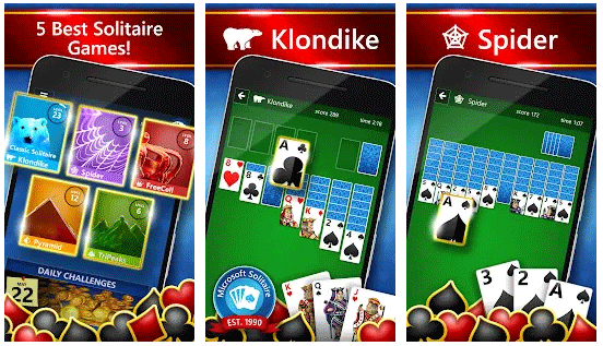 Microsoft's Famous Solitaire Game Comes To Android And iOS