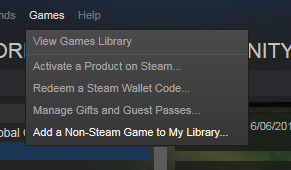 Add a Non-Steam Game to My Library