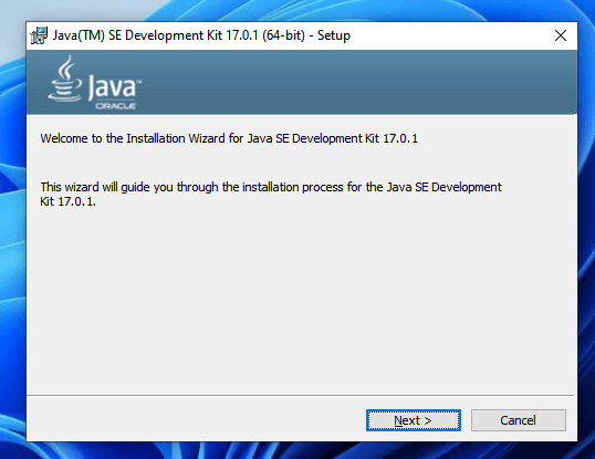 Java setup