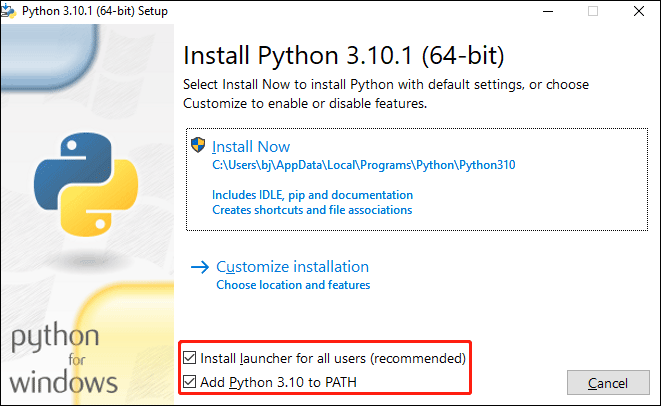 install Python