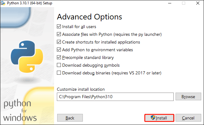 install Python