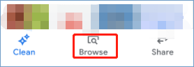 choose the browse icon