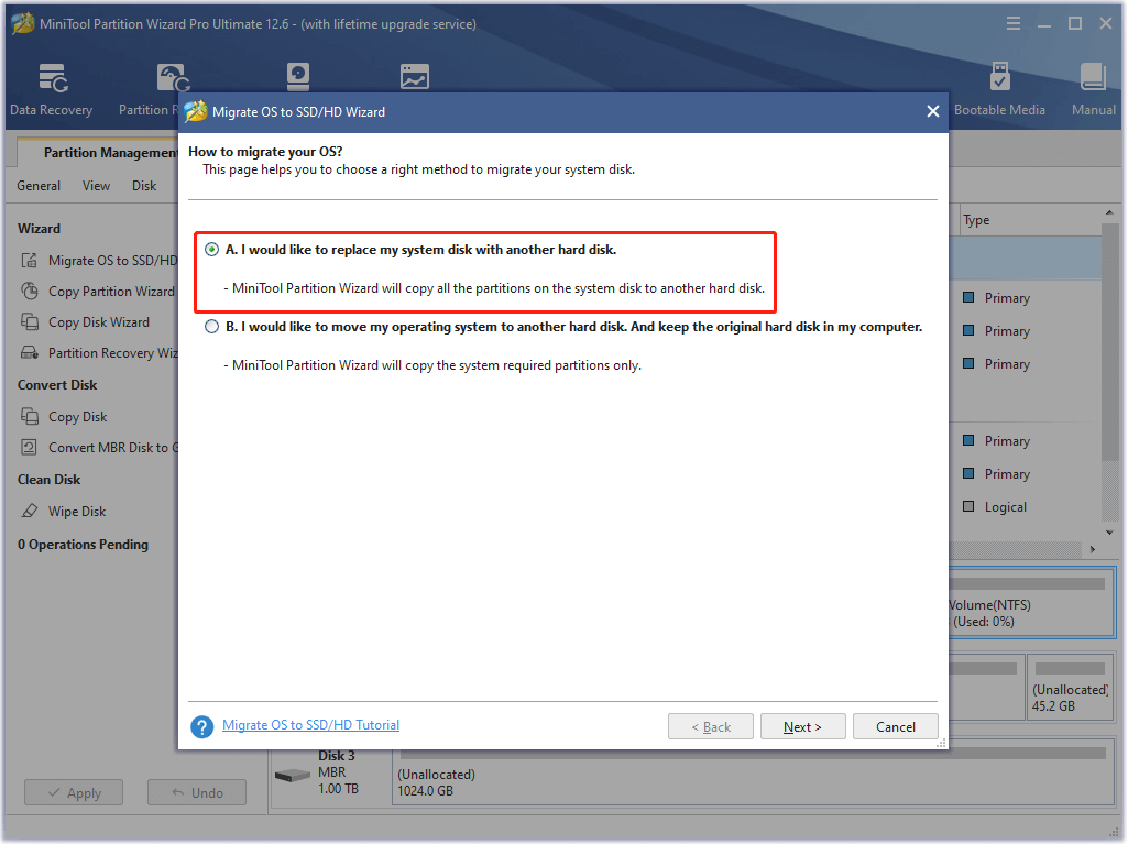 how to migrate OS