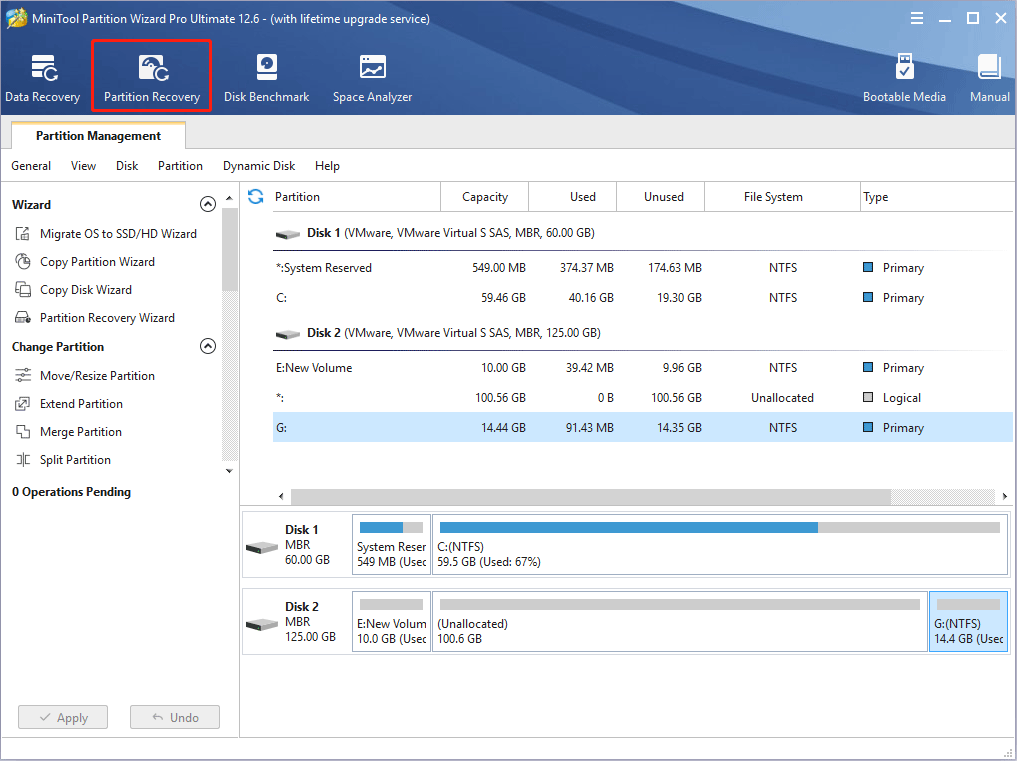 choose partition recovery