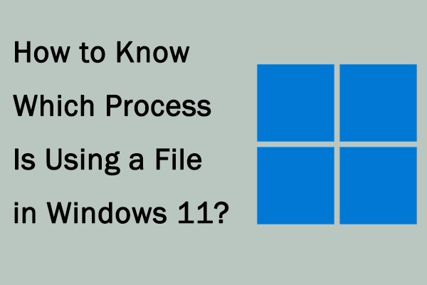 know which process is using a file in windows 11