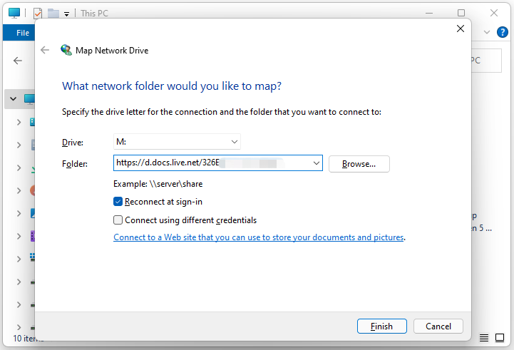 Map Network Drive