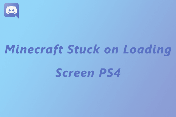 minecraft stuck on loading screen ps4 thumbnail
