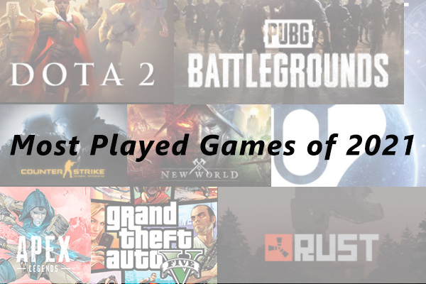 most played games 2021