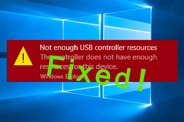 not enough USB controller resources