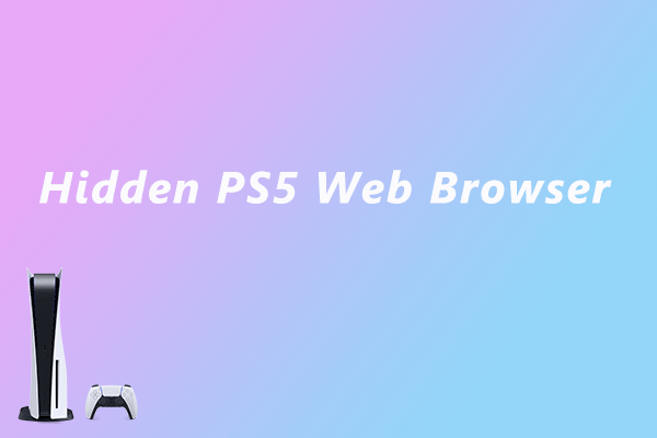 PS5 web browser