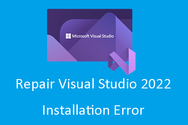 repair Visual Studio 2022