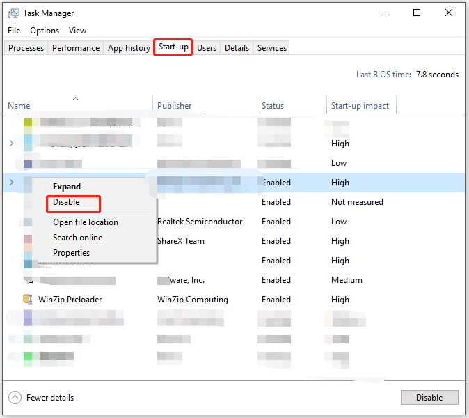 disable Avast Secure Browser