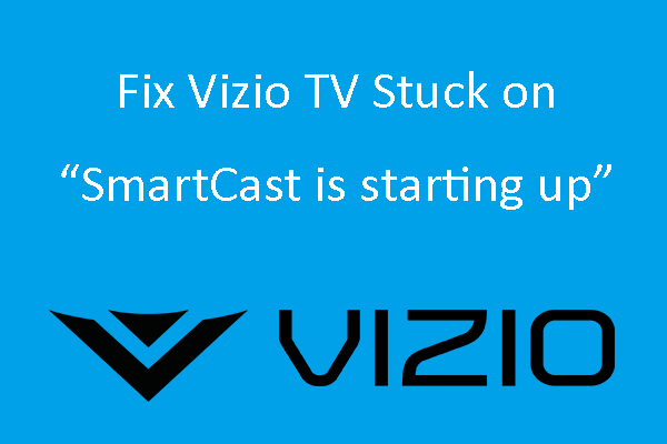 vizio tv stuck on smartcast thumbnail