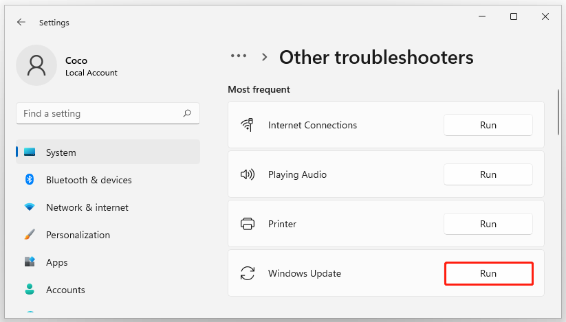 Удалить временные файлы Windows