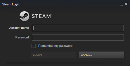 log into Steam