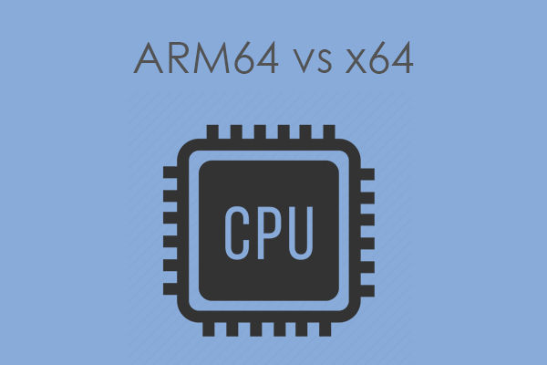ARM64 vs x64