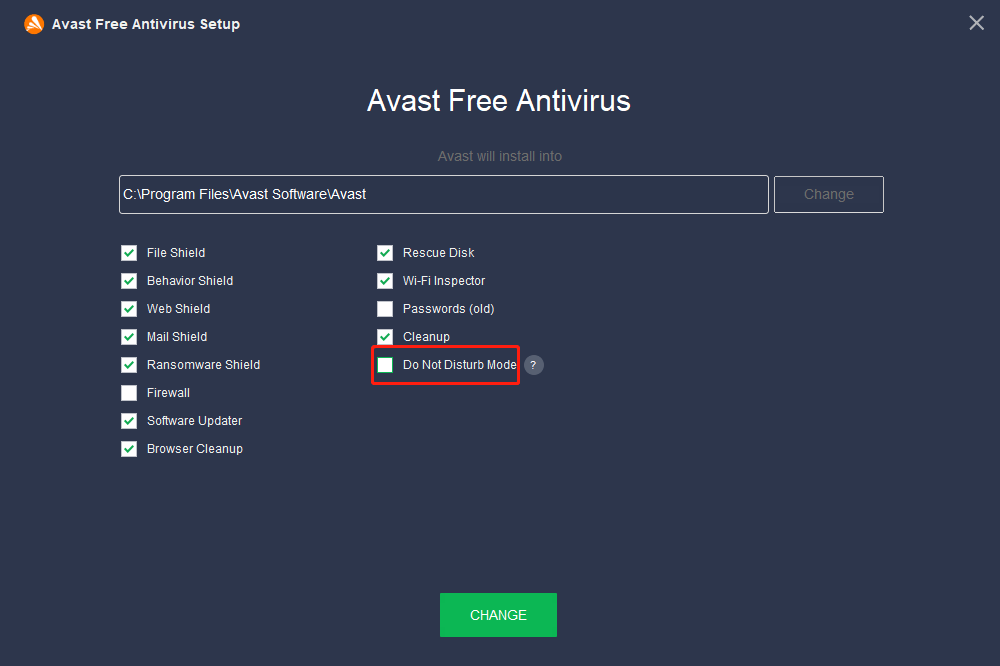 How to Disable Do Not Disturb Mode in Avast Antivirus? MiniTool