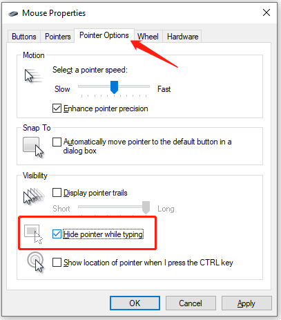 mouse properties