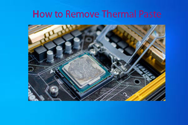 how to remove thermal paste thumbnail