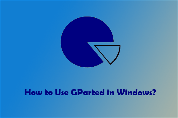 how to use GParted