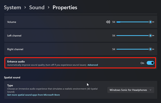 How to Improve Headphone Sound Quality in Windows 11: Expert Tips 1 improve windows 11 audio quality 3 How to Improve Headphone Sound Quality in Windows 11: Expert Tips