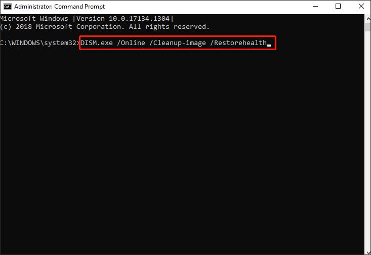 type commands
