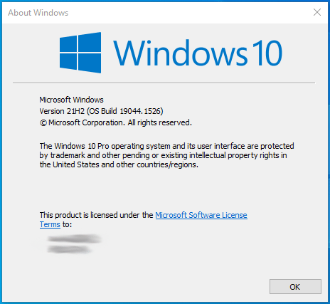 check the Windows version