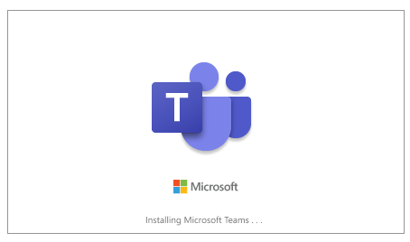 start installing Microsoft Teams