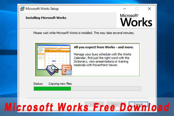 Microsoft Works free download