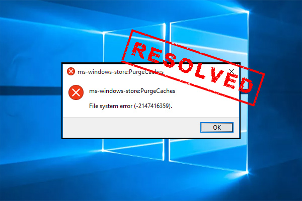 [Fixed] MS-Windows-Sore Purgecaches Error on Windows 10/11