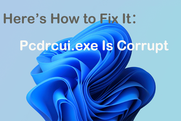 Pcdrcui exe